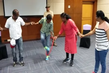 Hula Hoop Paas Indoor Team Building Activities