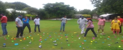 Blindfold Maze Outbound Team Building Activity