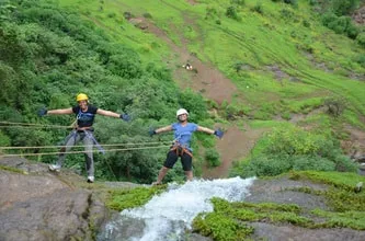 Team Waterfall Rappelling