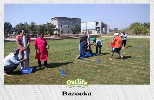 Bazooka outdoor Team Building Activity