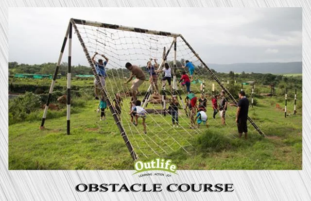 Obstacle Course Outdoor Team Building Activity