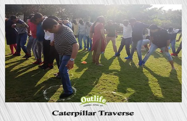 Caterpillar Traverse Team Building Activity