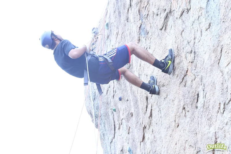 Rappelling Team Outing