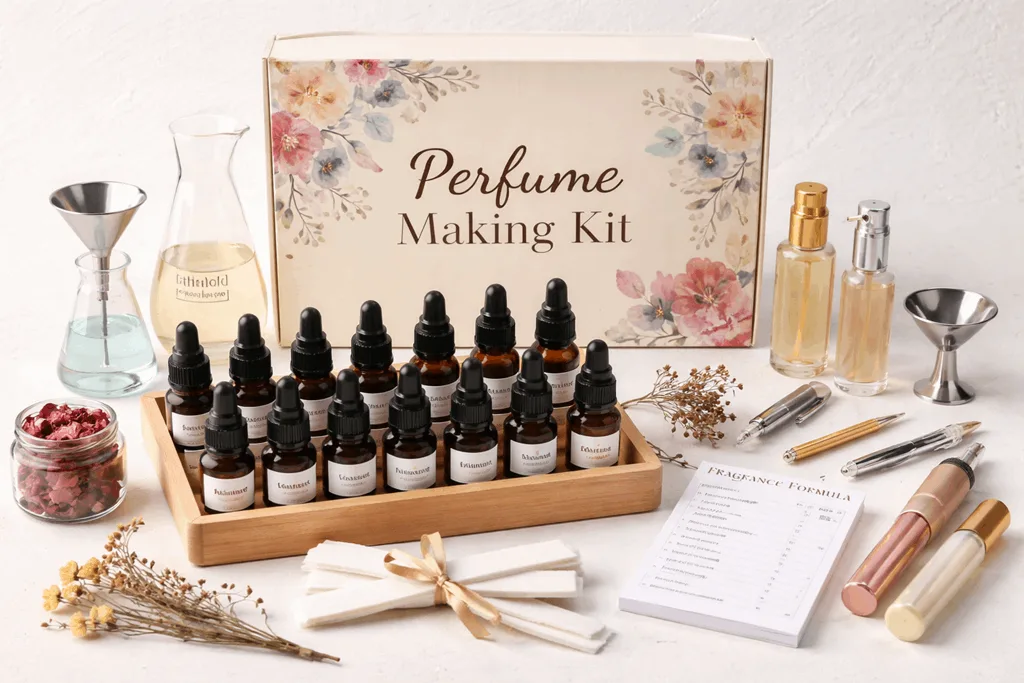 Perfume making kit for corproate teams