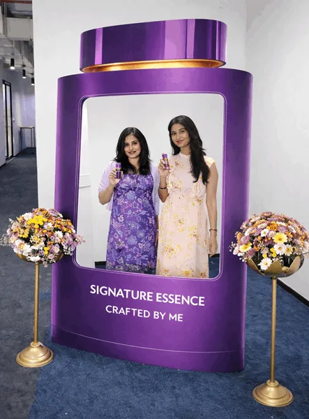 Perfume Making for Corporates Branded photo booth
