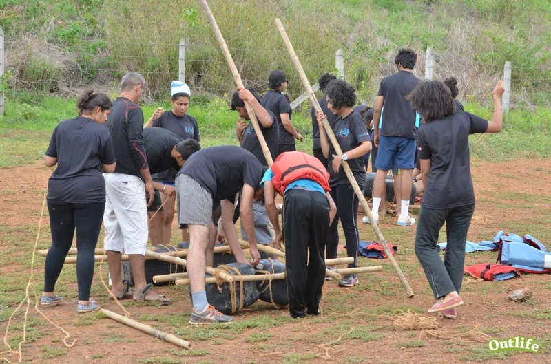 Outbound Training - Raft Building